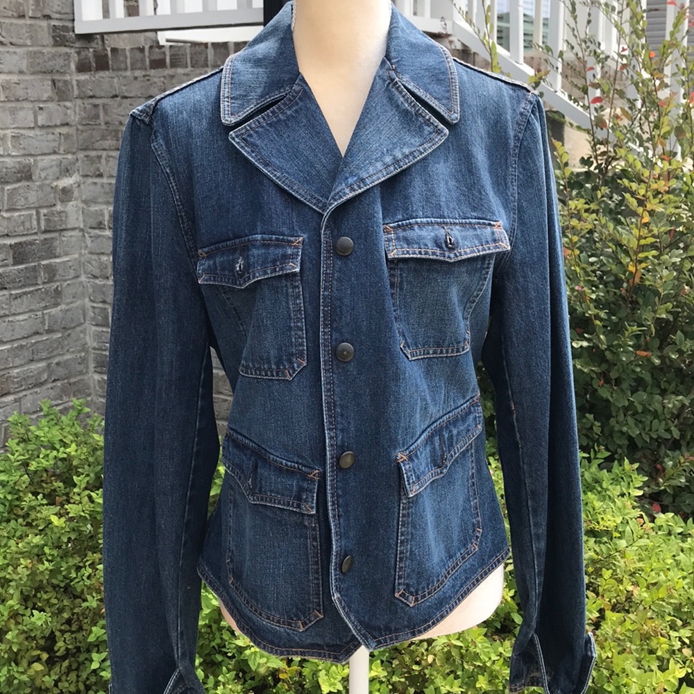 Size Large Chaps Denim Jacket - Picture 3 of 9